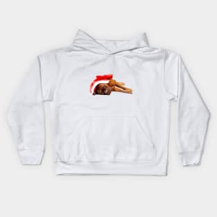 Christmas Dog Kids Hoodie